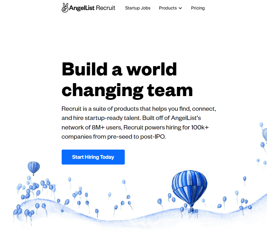 AngelList is a free job board for tech roles and startup positions.